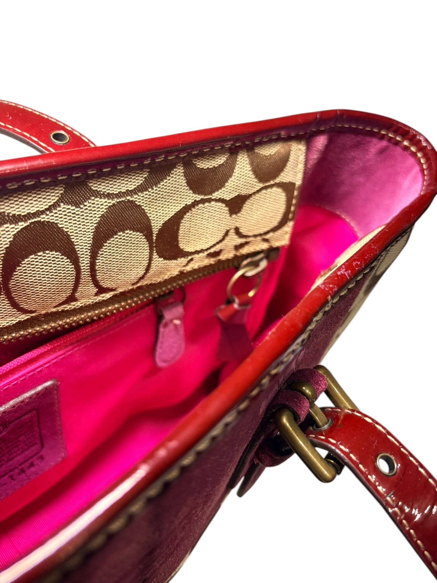 2004 Berry Coach Gallery Tote