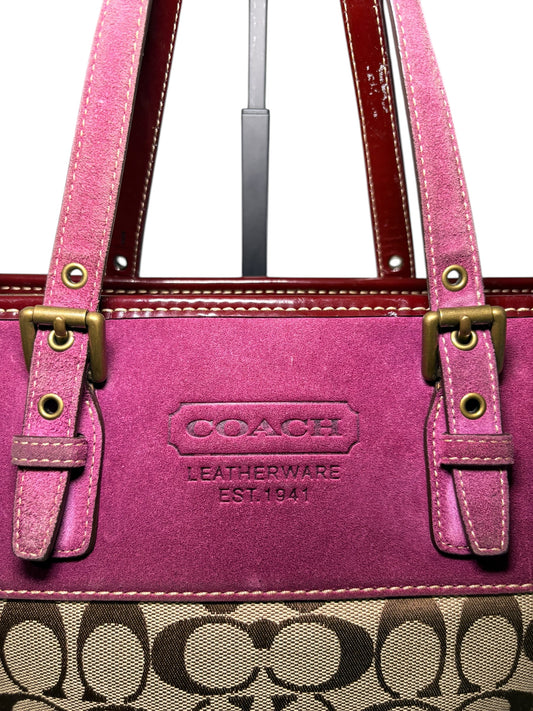 2004 Berry Coach Gallery Tote